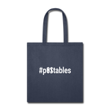 #pOStables W Tote Bag - navy