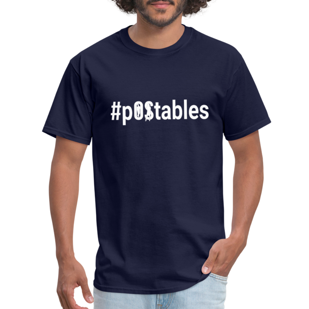 #pOStables W Unisex Classic T-Shirt - navy