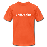 #pOStables W Unisex Jersey T-Shirt by Bella + Canvas - orange