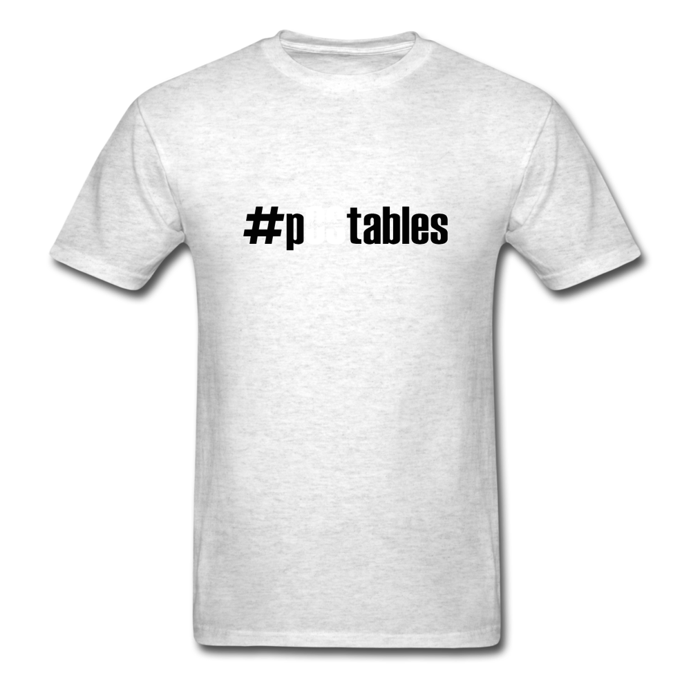 #pOStables BW Unisex Classic T-Shirt - light heather gray