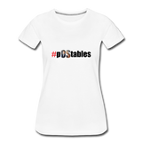 #pOStables Women’s Premium T-Shirt - white