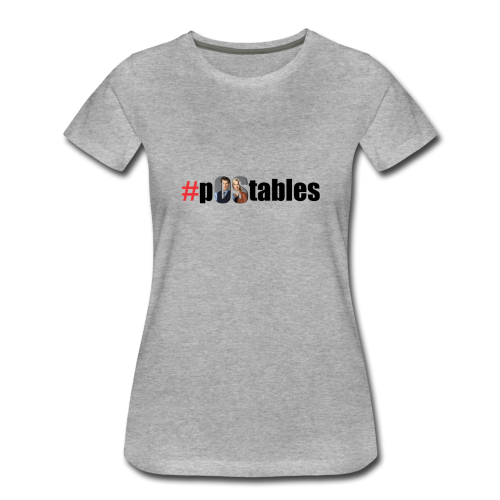 #pOStables Women’s Premium T-Shirt - heather gray