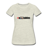 #pOStables Women’s Premium T-Shirt - heather oatmeal