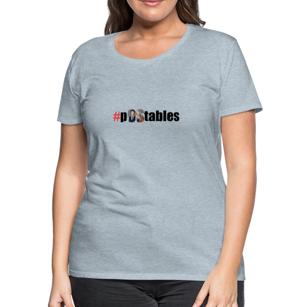 #pOStables Women’s Premium T-Shirt - heather ice blue