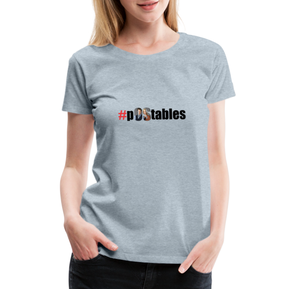 #pOStables Women’s Premium T-Shirt - heather ice blue