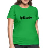 #pOStables B Women's T-Shirt - bright green