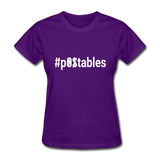 #pOStables W Women's T-Shirt - purple