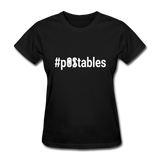 #pOStables W Women's T-Shirt - black