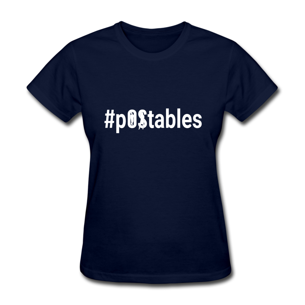 #pOStables W Women's T-Shirt - navy
