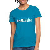 #pOStables W Women's T-Shirt - turquoise