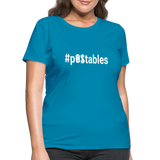 #pOStables W Women's T-Shirt - turquoise