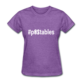 #pOStables W Women's T-Shirt - purple heather
