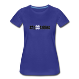 #pOStables BW Women’s Premium T-Shirt - royal blue