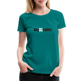 #pOStables BW Women’s Premium T-Shirt - teal