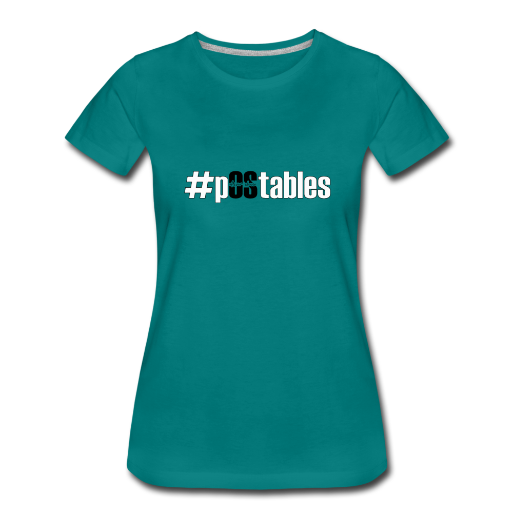 #pOStables WB Women’s Premium T-Shirt - teal