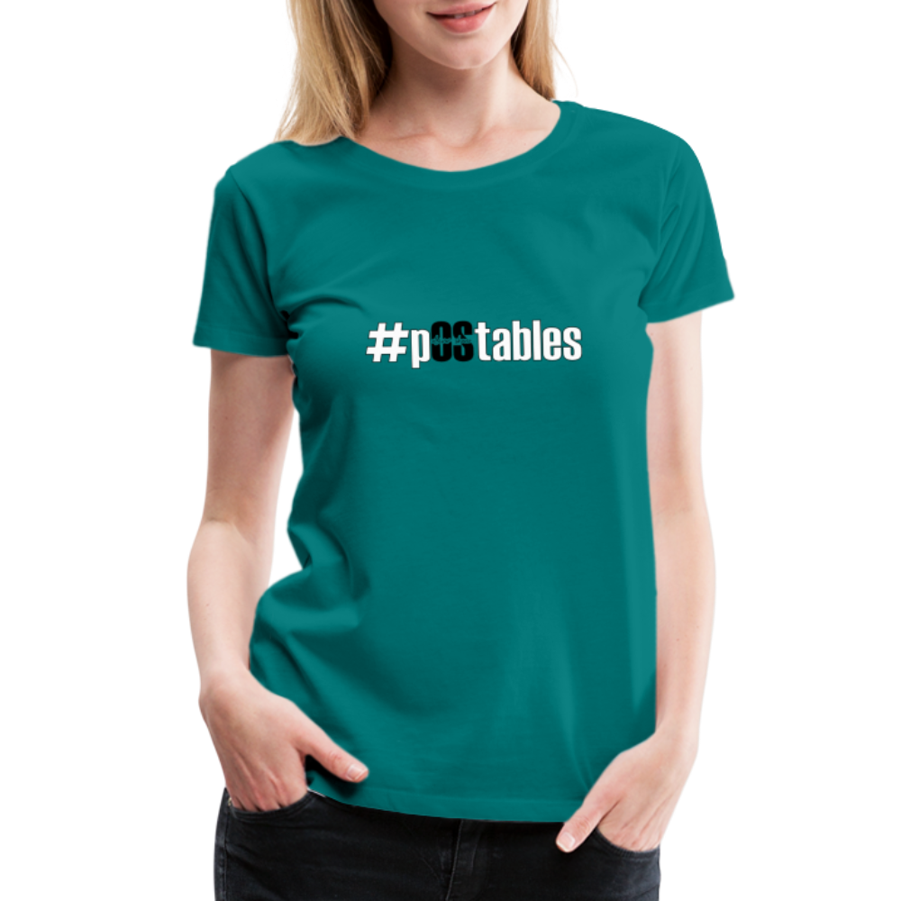 #pOStables WB Women’s Premium T-Shirt - teal
