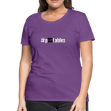 #pOStables WB Women’s Premium T-Shirt - purple