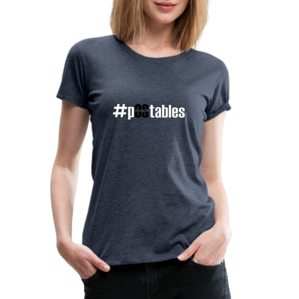 #pOStables WB Women’s Premium T-Shirt - heather blue