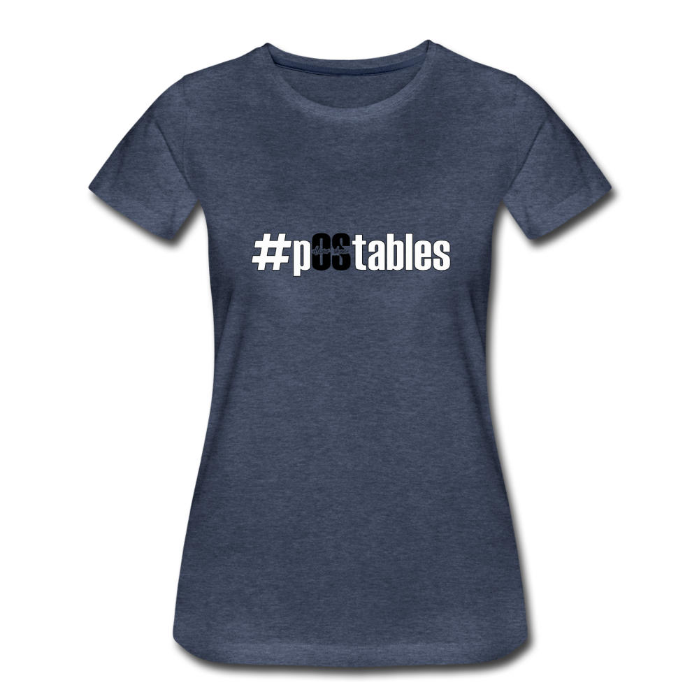 #pOStables WB Women’s Premium T-Shirt - heather blue