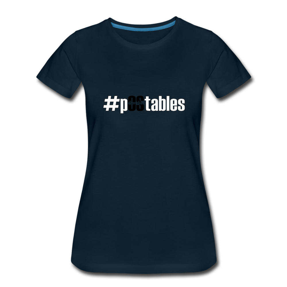 #pOStables WB Women’s Premium T-Shirt - deep navy