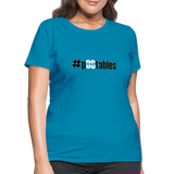 #pOStables BW Women's T-Shirt - turquoise