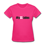 #pOStables BW Women's T-Shirt - fuchsia