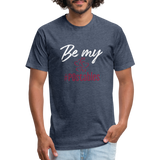 Be My #POstables W Fitted Cotton/Poly T-Shirt by Next Level - heather navy