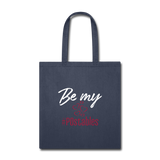 Be My #POstables W Tote Bag - navy