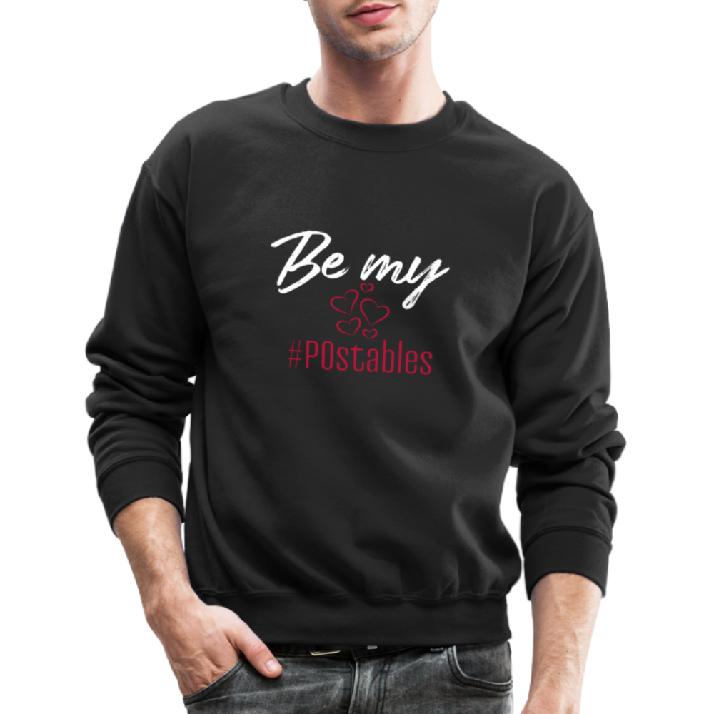Be My #POstables W Crewneck Sweatshirt - black