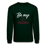 Be My #POstables W Crewneck Sweatshirt - forest green