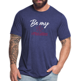 Be My #POstables W Unisex Tri-Blend T-Shirt - heather indigo