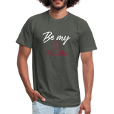 Be My #POstables W Unisex Jersey T-Shirt by Bella + Canvas - asphalt