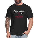 Be My #POstables W Unisex Jersey T-Shirt by Bella + Canvas - black
