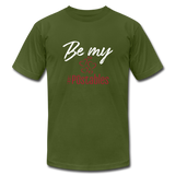 Be My #POstables W Unisex Jersey T-Shirt by Bella + Canvas - olive
