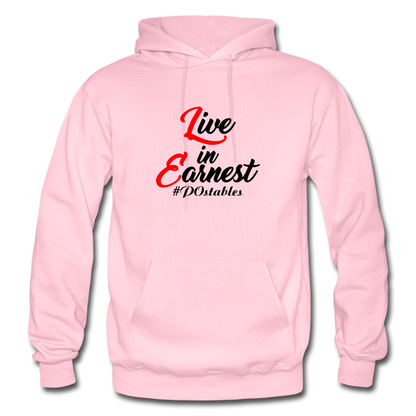 Live in Earnest B Gildan Heavy Blend Adult Hoodie - light pink