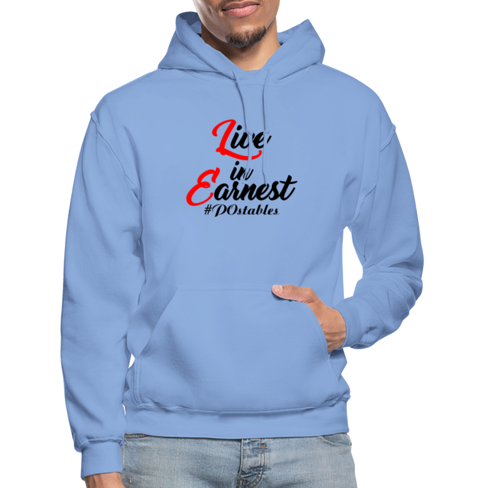 Live in Earnest B Gildan Heavy Blend Adult Hoodie - carolina blue