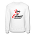 Live in Earnest B Crewneck Sweatshirt - white