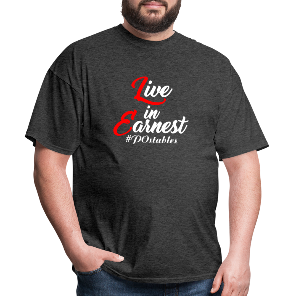 Live in Earnest W Unisex Classic T-Shirt - heather black