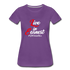 Live in Earnest W Women’s Premium T-Shirt - purple