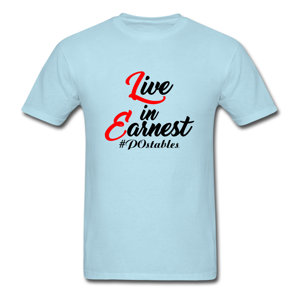 Live in Earnest B Unisex Classic T-Shirt - powder blue