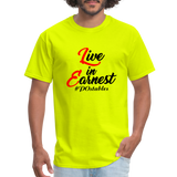 Live in Earnest B Unisex Classic T-Shirt - safety green