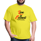 Live in Earnest B Unisex Classic T-Shirt - yellow