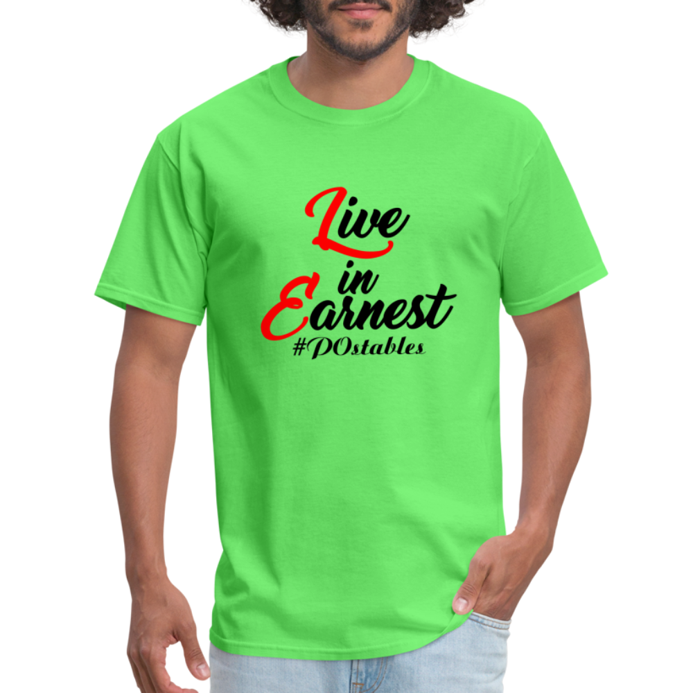 Live in Earnest B Unisex Classic T-Shirt - kiwi