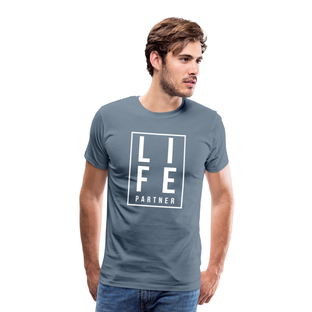 Life Partner Men's Premium T-Shirt - steel blue