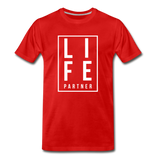 Life Partner Men's Premium T-Shirt - red