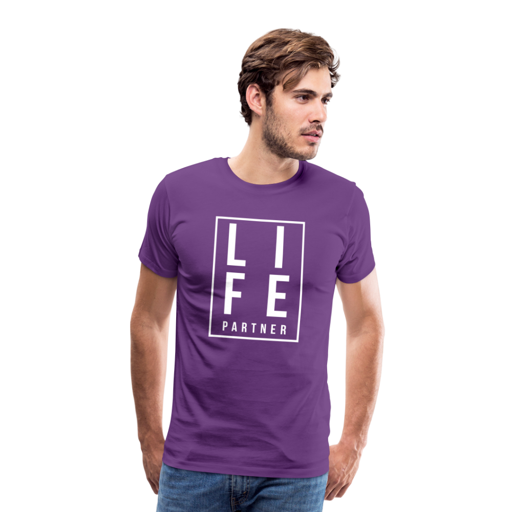 Life Partner Men's Premium T-Shirt - purple