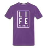 Life Partner Men's Premium T-Shirt - purple