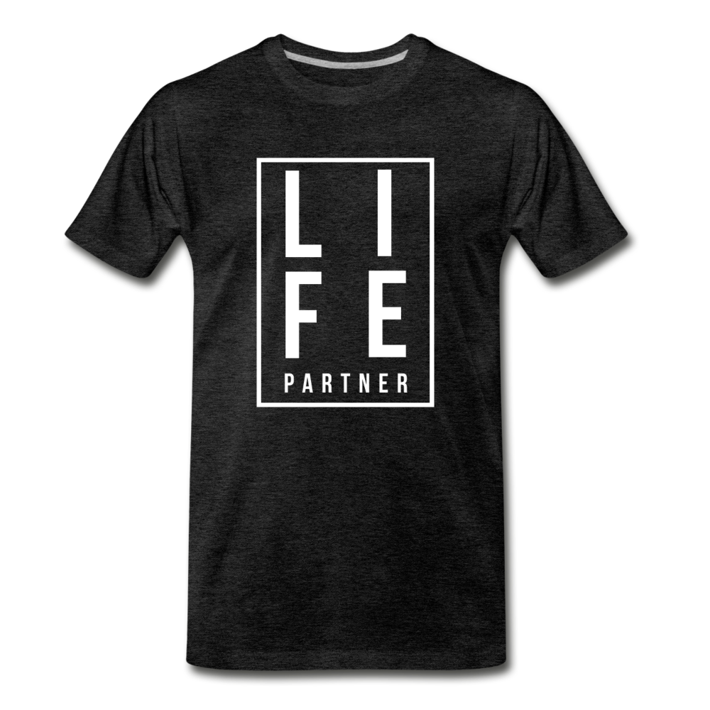 Life Partner Men's Premium T-Shirt - charcoal grey