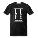 Life Partner Men's Premium T-Shirt - charcoal grey