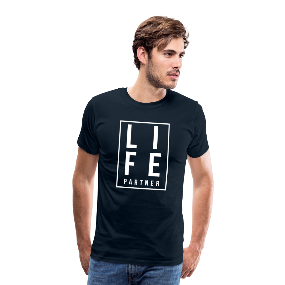 Life Partner Men's Premium T-Shirt - deep navy